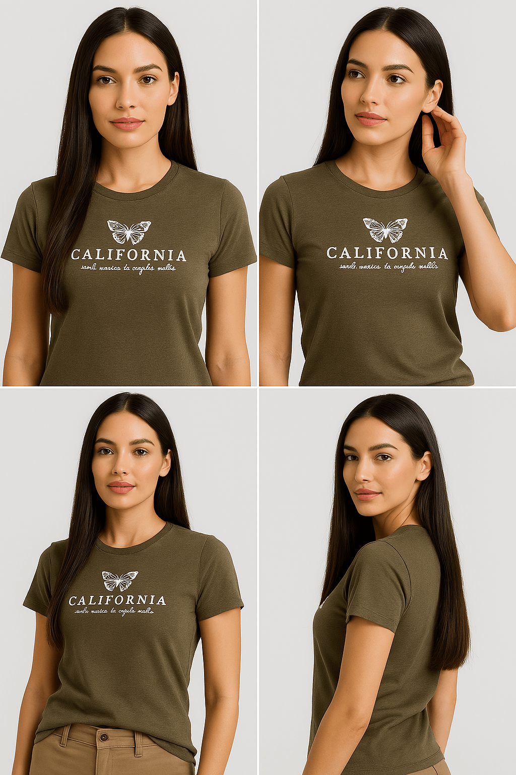 CM-2025-004 - Camiseta Mariposa de California para mujer